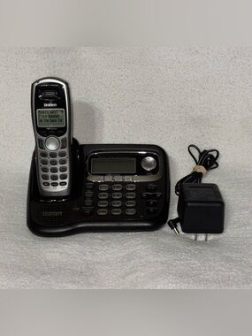 Uniden Black Cordless Phone with Digital Answering Machine